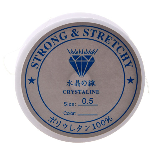 Beading Thread Cord Crystal Clear 20m  2 1