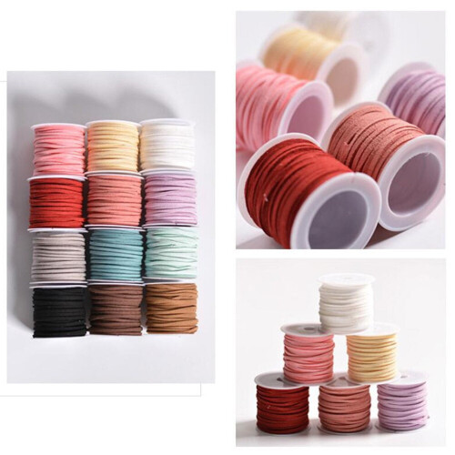 Leather Strap Ribbon Suede Bracelet Cord 4 pcs 2