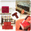 Timbro decorativo in legno con lettere, 2 pezzi 3
