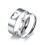 Pink Heart Ring Set Electroplated Hollow 2 pcs 1