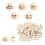 Wooden Beads with Face 20 mm 100 pcs 1