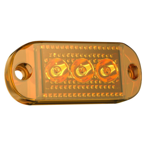LED sidemarkeringslys rød hvit gul 12V 24V 1