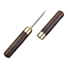 Ice Pick Stainless Steel with Non-Slip Wood Handle 1 Piece