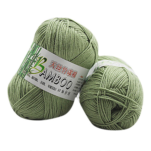 Bamboo Cotton Yarn Warm Soft Knitting Wool 50g