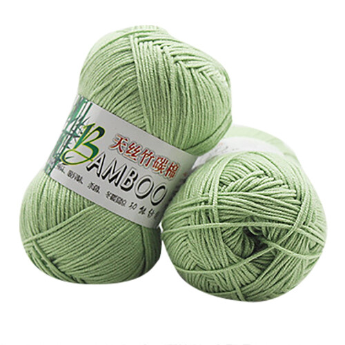 Bamboo cotton knitting yarn warm soft 50g