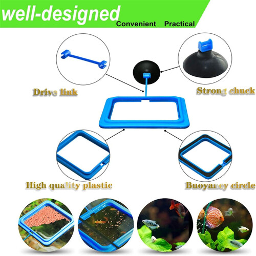 Lingouzi Aquarium Feeding Ring Set 2 Pack 2