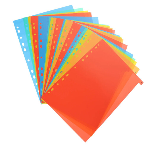A4 binder divider sheets for school or office 20 pcs 1