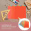 A4 binder divider sheets for school or office 20 pcs 4