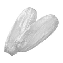 Rea! Pedty Förkläde, 100*Engångsärmar, Skyddande Vattentäta Engångsärmar i Plast Transparenta