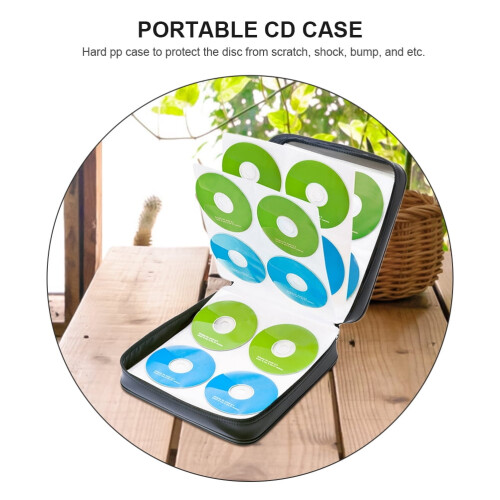 Masteelf portable CD case 160-disc capacity 2