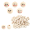 Wooden Beads with Face 20 mm 100 pcs 1