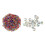 Acrylic Bicone Spacer Beads Mixed Colors 2000 pcs 1