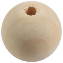 Natural Ball Wood Spacer Beads 25mm 30pcs