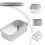 Aluminiumlegering Cheesecake Toastform Non-stick 1 bit 2