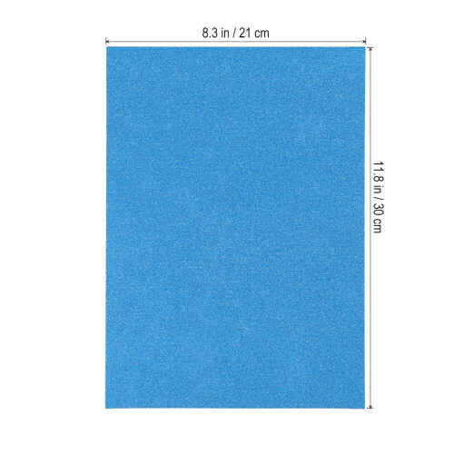 Kuyiluo Glitzerpapier A4 Bastelbögen 10 1