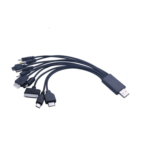 Universal USB charging cable 10-in-1 multi-pin 1