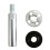 2X M10 Convert to M10 Connection Extended Rod Thread Adapter Extension Bar for Type 100 Angle Grinder 3