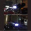 Bike Headlight LED Bright White Wide Beam Horn AAA 6