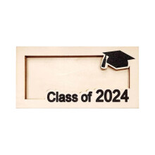 Wooden Graduation Card Box Holder Class of 2024