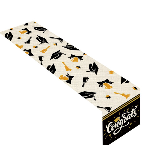 Pedty graduation table banner decorative cloth 1 piece