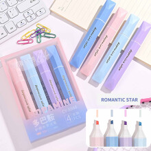 Highlighters Chisel Tip Non-Toxic 4 Colors