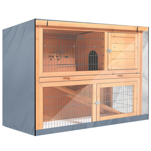 Rabbit hutch cover waterproof double decker 4 ft 1