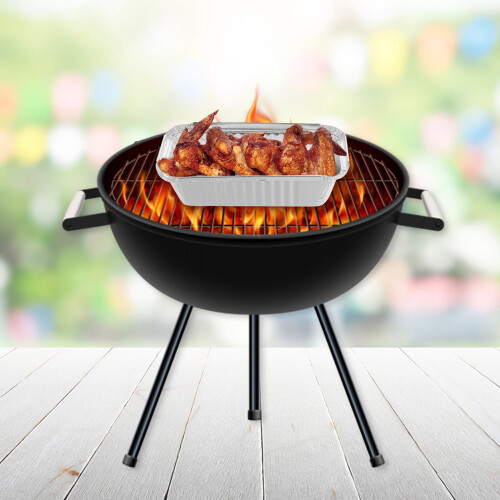 Bacinelle Kuyiluo in alluminio per grill25 pezzi 2