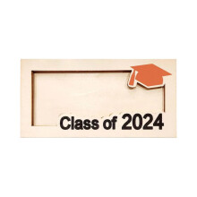 Wooden Graduation Card Box Holder Class of 2024