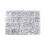 Acrylic Beads A-Z White Flat Round 1200 pcs 1
