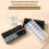 Pink pill organizer with letters, 14-compartment weekly 1
