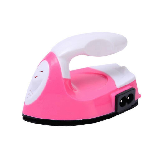 (US Plug, pink) 2024 New Lay Flat Mini Iron, Mini Heat Press Iron