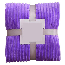 Pedty baby blanket purple micro plush fleece 45x70cm