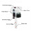 Elenxs hanging external aquarium filter 3-in-1 7