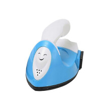 (EU Plug, blue) 2024 New Lay Flat Mini Iron, Mini Heat Press Iron
