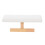 Wooden bracelet display stand with leather padding 1