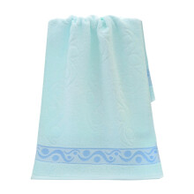 Cotton Bath Towel Light Blue