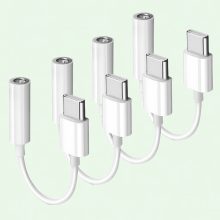 USB Type-C to 3.5mm Headphone Adapter 4 Pack