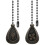 Bronze ceiling fan pull chain set 12 inch 2 pack 1