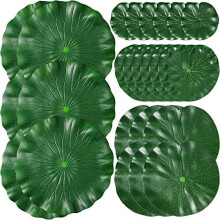 Artificial Floating Foam Lotus Leaves 24 pcs 4 sizes