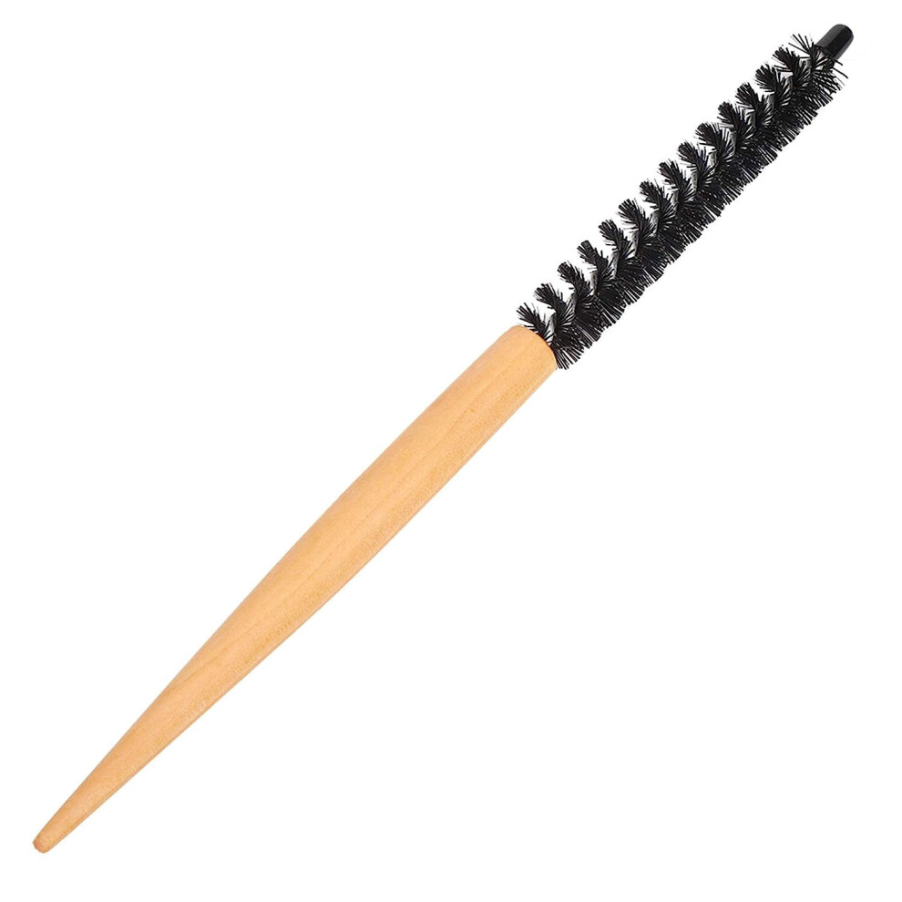 Fymlhomi small round hair brush nylon bristles 1 piece