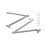 Stainless Steel Folding Pull Rod Cabinet Support 2PCS 1