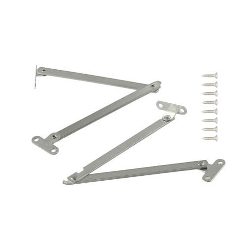 Stainless Steel Folding Pull Rod Cabinet Support 2PCS