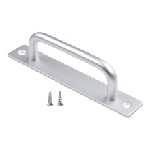 Aluminum Barn Door Handle Sliding Hardware Silver