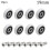 Shower Door Roller Wheels 19/23/25mm 8 pcs 1