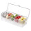 Ice Chilled Serving Tray with 5 Clear Condiment Compartments 1