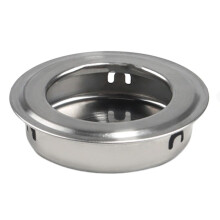 Stainless Steel Round Recessed Sliding Door Handles Set
