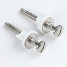 Toilet Lid Bolt Set Slotted Hinge Screw 2 pcs
