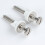 Toilet Lid Bolt Set Slotted Hinge Screw 2 pcs 1