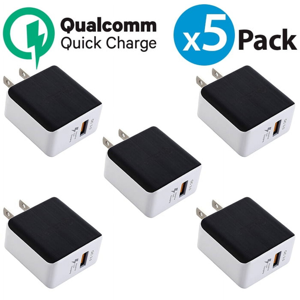 Freedomtech 3.0 Usb Wall Charger 18W 5-Pack 9314556551109