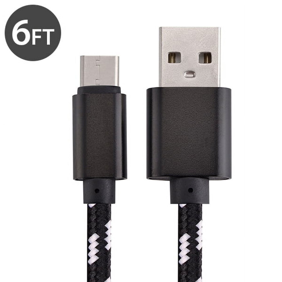 Freedomtech Usb-C To Usb-A Cable 6Ft Nylon Braided 9314556551376